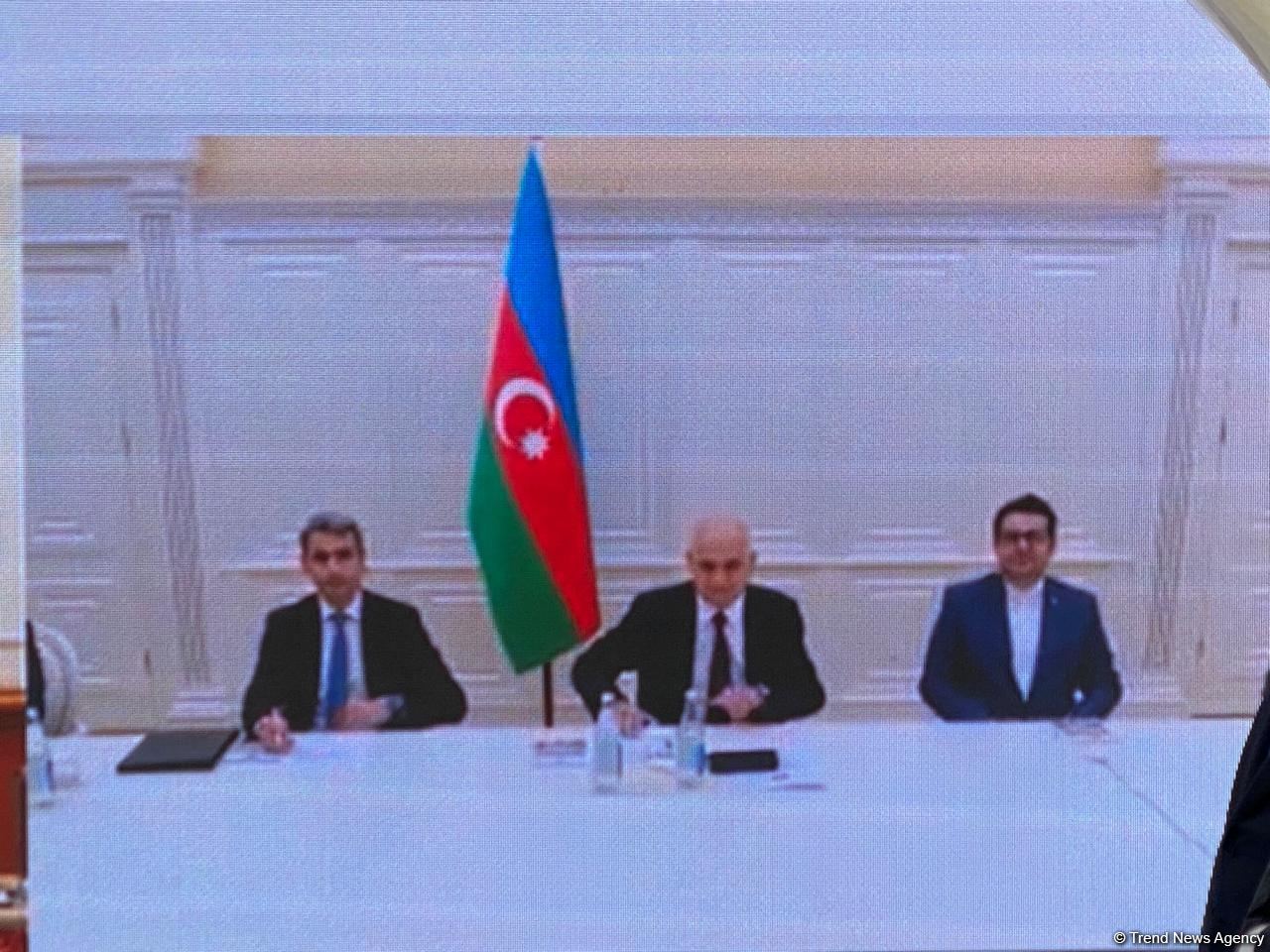 Şərqi Zəngəzur iqtisadi rayonunda İranla sərhəddə Ağbənd avtomobil yolu körpüsünün təməlqoyma mərasimi keçirilib (FOTO)
