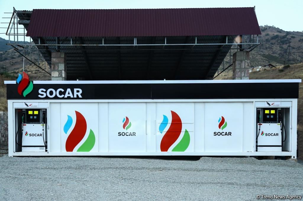 Hadrutda “SOCAR” brendli yeni yanacaqdoldurma məntəqəsi istifadəyə verilib (FOTO)