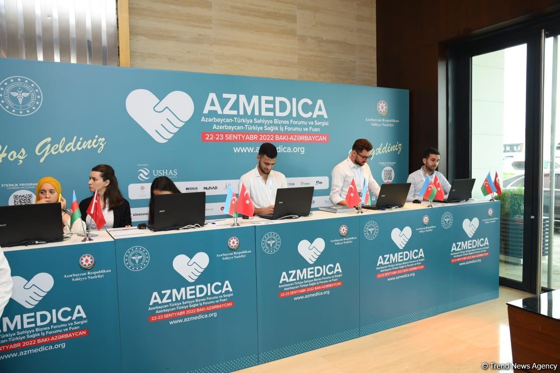Bakıda Azərbaycan - Türkiyə səhiyyə biznes forumu və sərgisinin açılış mərasimi keçirilib (FOTO)