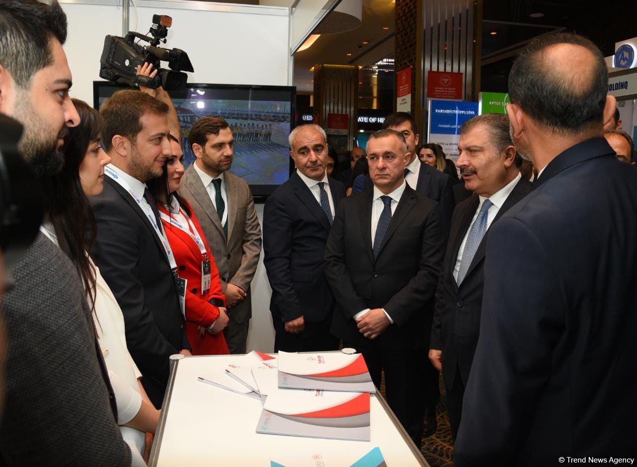 Bakıda Azərbaycan - Türkiyə səhiyyə biznes forumu və sərgisinin açılış mərasimi keçirilib (FOTO)