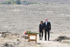 Prezident İlham Əliyev və Birinci xanım Mehriban Əliyeva Füzuli rayonuna səfər ediblər  (FOTO/VİDEO) (YENİLƏNİB)