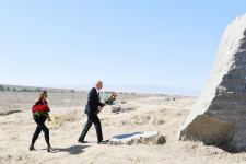 Prezident İlham Əliyev və Birinci xanım Mehriban Əliyeva Füzuli rayonuna səfər ediblər  (FOTO/VİDEO) (YENİLƏNİB)