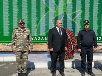 Anım Günündə Ağdamda şəhidlərin xatirəsi anılıb (FOTO)
