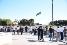 Vətən Müharibəsi şəhidlərinin xatirəsi bütün ölkə ərazisində bir dəqiqəlik sükutla yad edilib (FOTO/VİDEO)