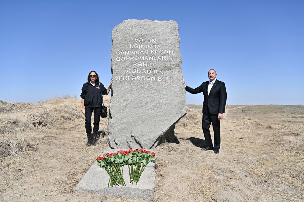 Prezident İlham Əliyev və Birinci xanım Mehriban Əliyeva Füzuli rayonuna səfər ediblər  (FOTO/VİDEO) (YENİLƏNİB)