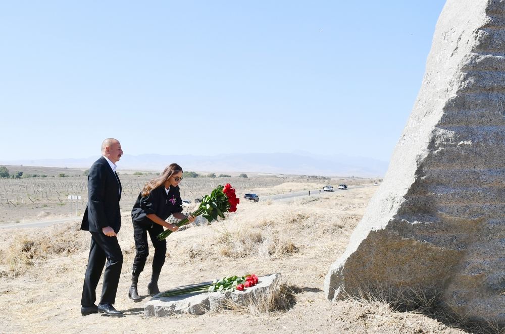 Prezident İlham Əliyev və Birinci xanım Mehriban Əliyeva Füzuli rayonuna səfər ediblər  (FOTO/VİDEO) (YENİLƏNİB)