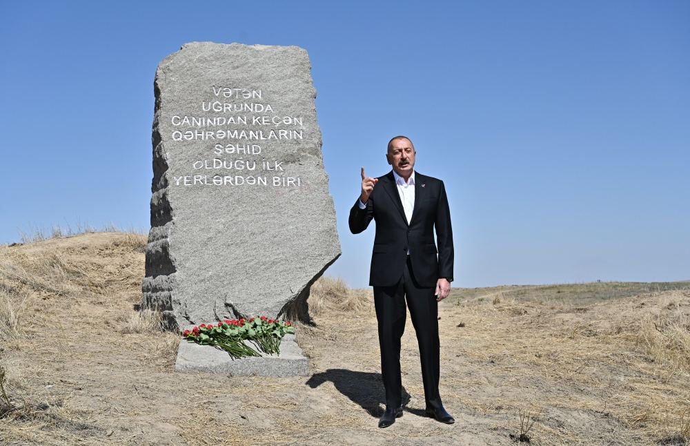 Prezident İlham Əliyev və Birinci xanım Mehriban Əliyeva Füzuli rayonuna səfər ediblər  (FOTO/VİDEO) (YENİLƏNİB)