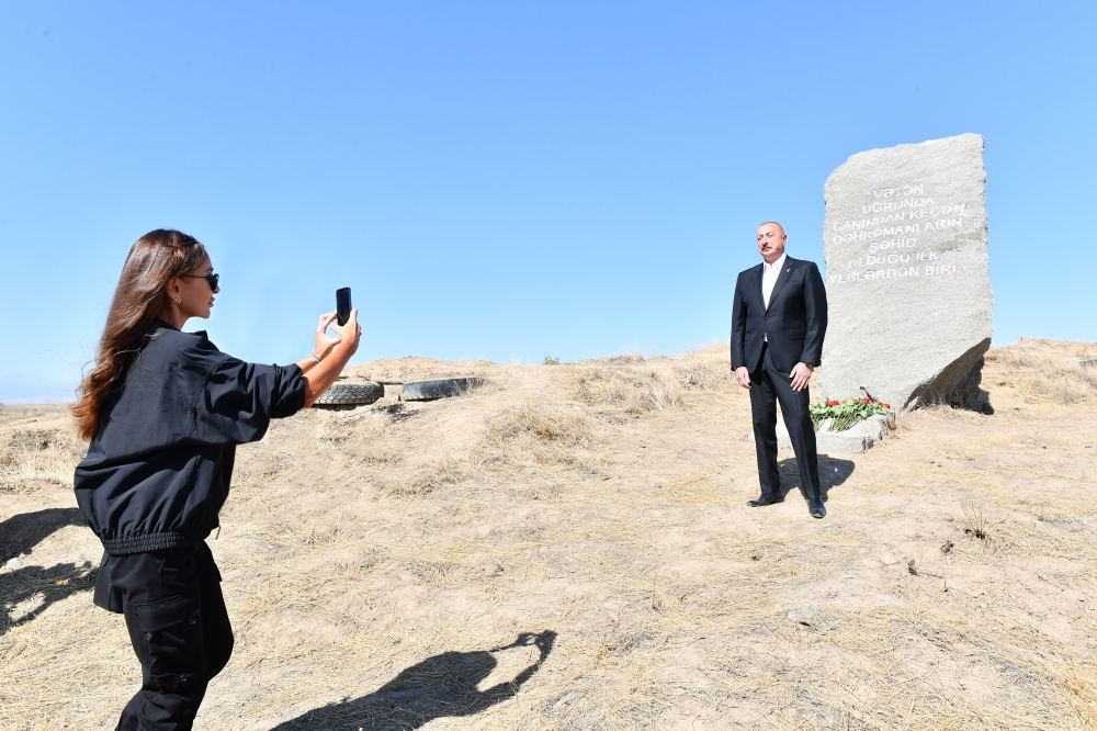 Prezident İlham Əliyev və Birinci xanım Mehriban Əliyeva Füzuli rayonuna səfər ediblər  (FOTO/VİDEO) (YENİLƏNİB)