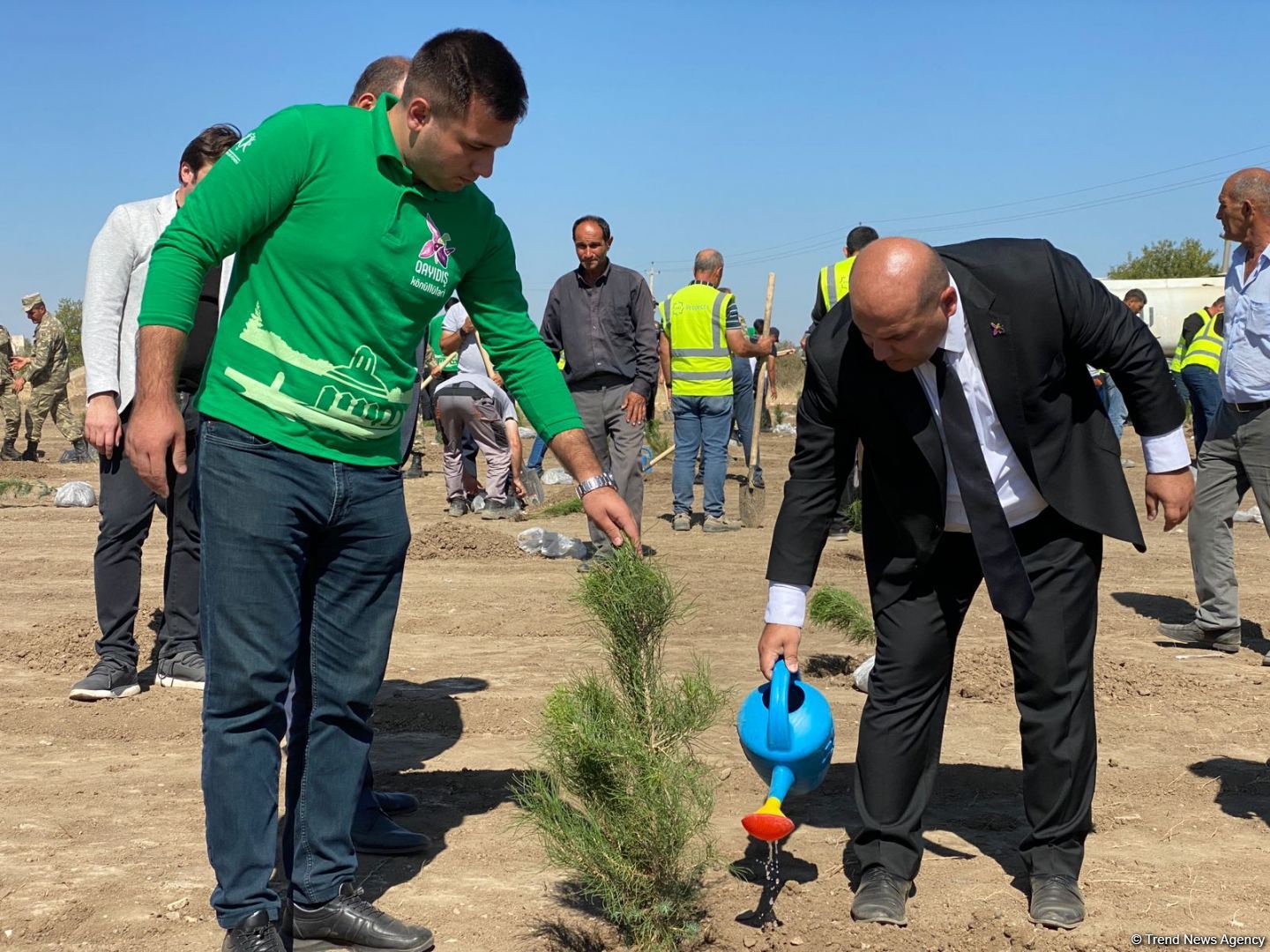 Anım Günündə Ağdamda şəhidlərin xatirəsi anılıb (FOTO)