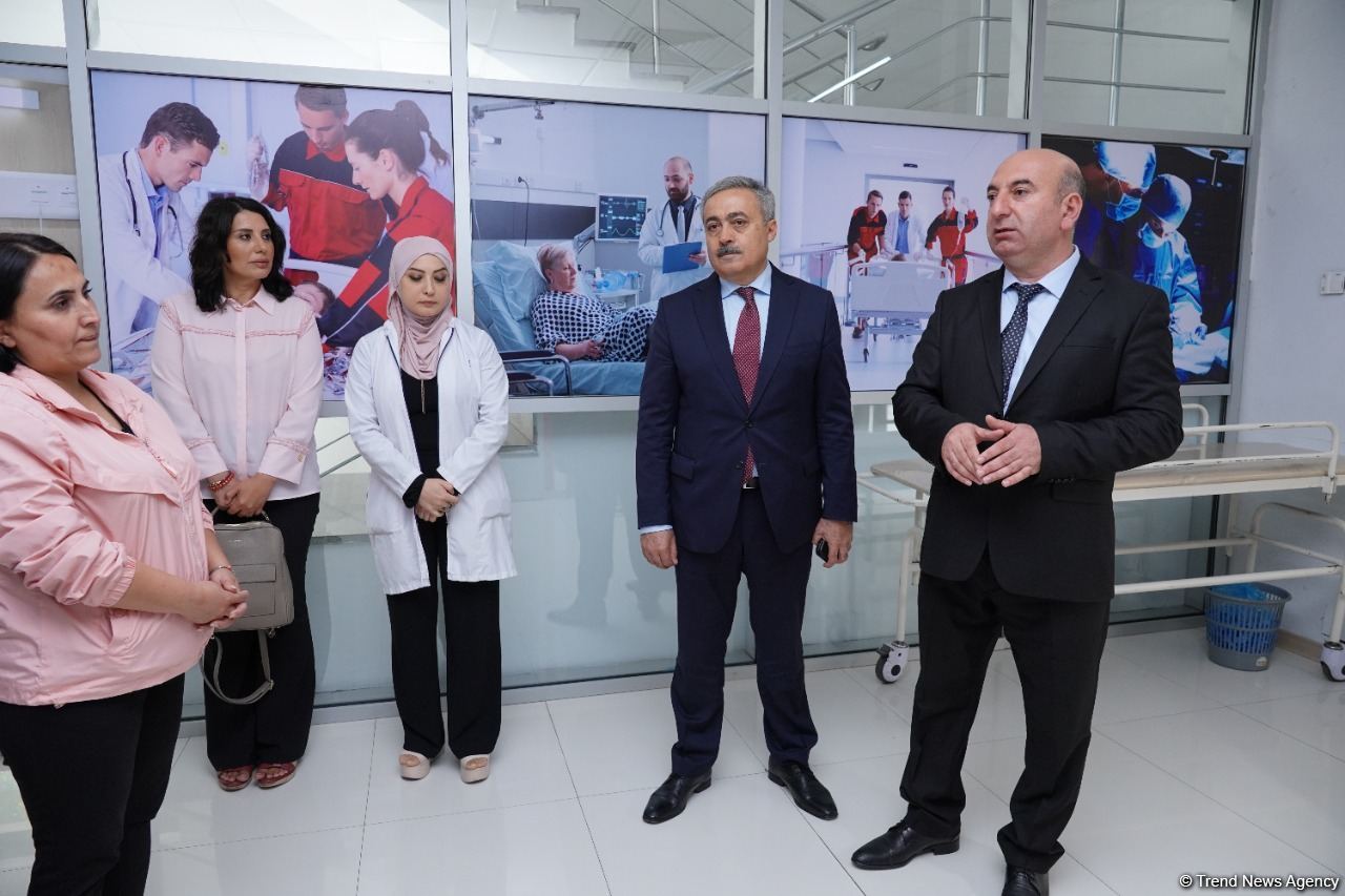 Jurnalistlər Qubada icbari tibbi sığortanın təşkili ilə tanış olublar (FOTO)