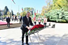 Prezident İlham Əliyev Sofiyada naməlum əsgərin məzarını ziyarət edib (FOTO/VİDEO)