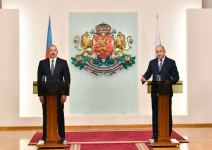 Azərbaycan və Bolqarıstan prezidentləri mətbuata bəyanatlarla çıxış ediblər (FOTO/VİDEO) (YENİLƏNİB)