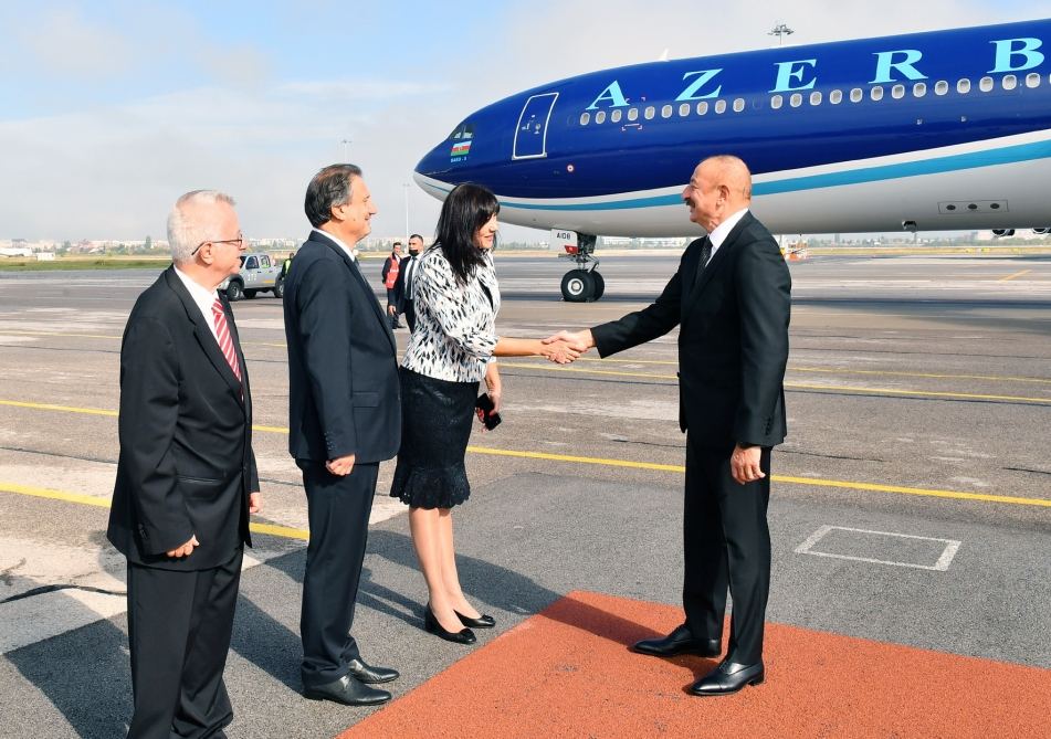 Azərbaycan Prezidenti İlham Əliyev Bolqarıstana rəsmi səfərə gəlib (FOTO/VİDEO)
