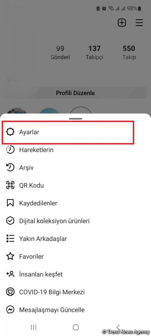 Instagram hesabını qorumağın yolları (FOTO)