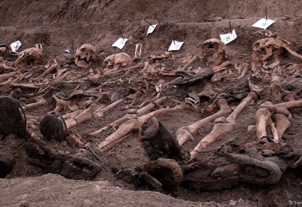 Xocavənddə aşkarlanan kütləvi məzarlıq ermənilərin xalqımıza qarşı soyqırımlarının daha bir sübutudur