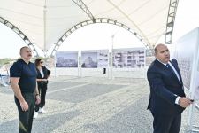 Prezident İlham Əliyev və Birinci xanım Mehriban Əliyeva Ağdamda keçmiş məcburi köçkünlər üçün inşa olunacaq yaşayış məhəlləsinin təməlqoyma mərasimində iştirak ediblər (YENİLƏNİB) (FOTO/VİDEO)