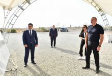 Prezident İlham Əliyev və Birinci xanım Mehriban Əliyeva City Hotel Agdam mehmanxanasının təməlqoyma mərasimində iştirak ediblər (YENİLƏNİB) (FOTO/VİDEO)