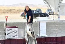 Prezident İlham Əliyev və birinci xanım Mehriban Əliyeva Ağdam rayonuna səfər ediblər (FOTO/VİDEO)