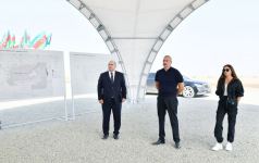 Prezident İlham Əliyev və birinci xanım Mehriban Əliyeva Ağdam rayonuna səfər ediblər (FOTO/VİDEO)