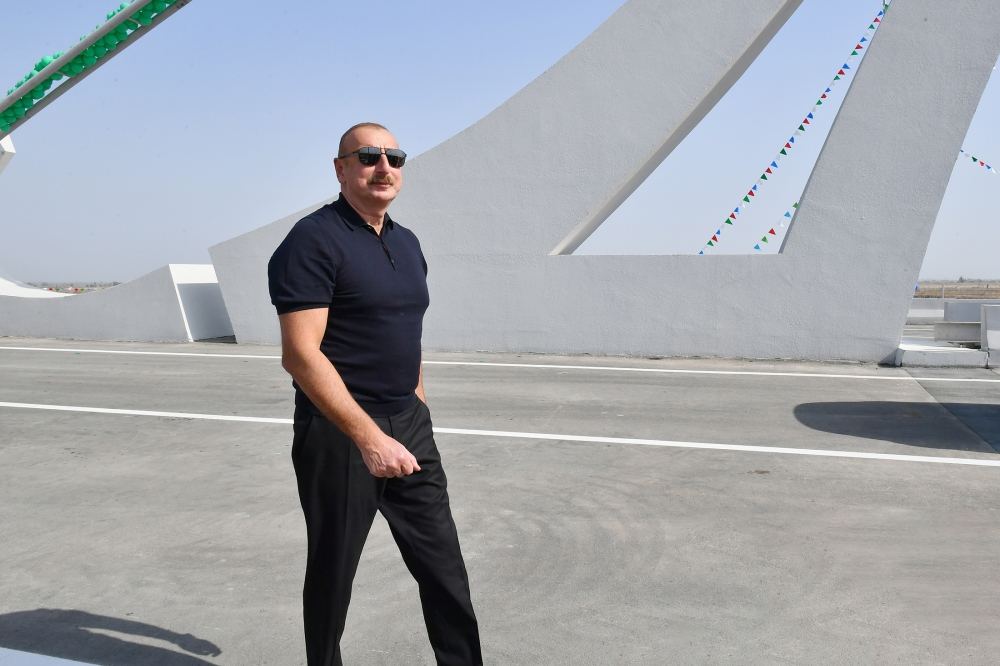 Prezident İlham Əliyev Bərdə-Ağdam avtomobil yolunda görülən işlərlə tanış olub (YENİLƏNİB) (FOTO/VİDEO)