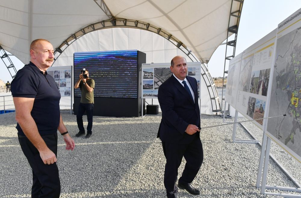 Prezident İlham Əliyev və birinci xanım Mehriban Əliyeva Ağdam rayonuna səfər ediblər (FOTO/VİDEO)