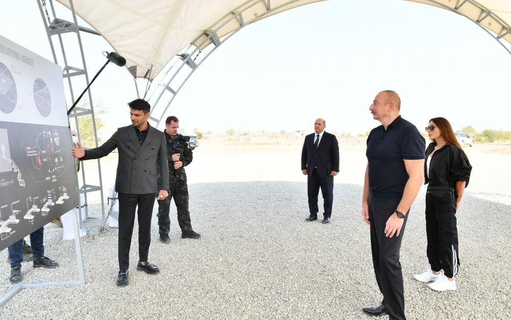 Prezident İlham Əliyev və Birinci xanım Mehriban Əliyeva Ağdamda Atçılıq Nəsilartırma Mərkəzinin təməlqoyma mərasimində iştirak ediblər (YENİLƏNİB) (FOTO/VİDEO)