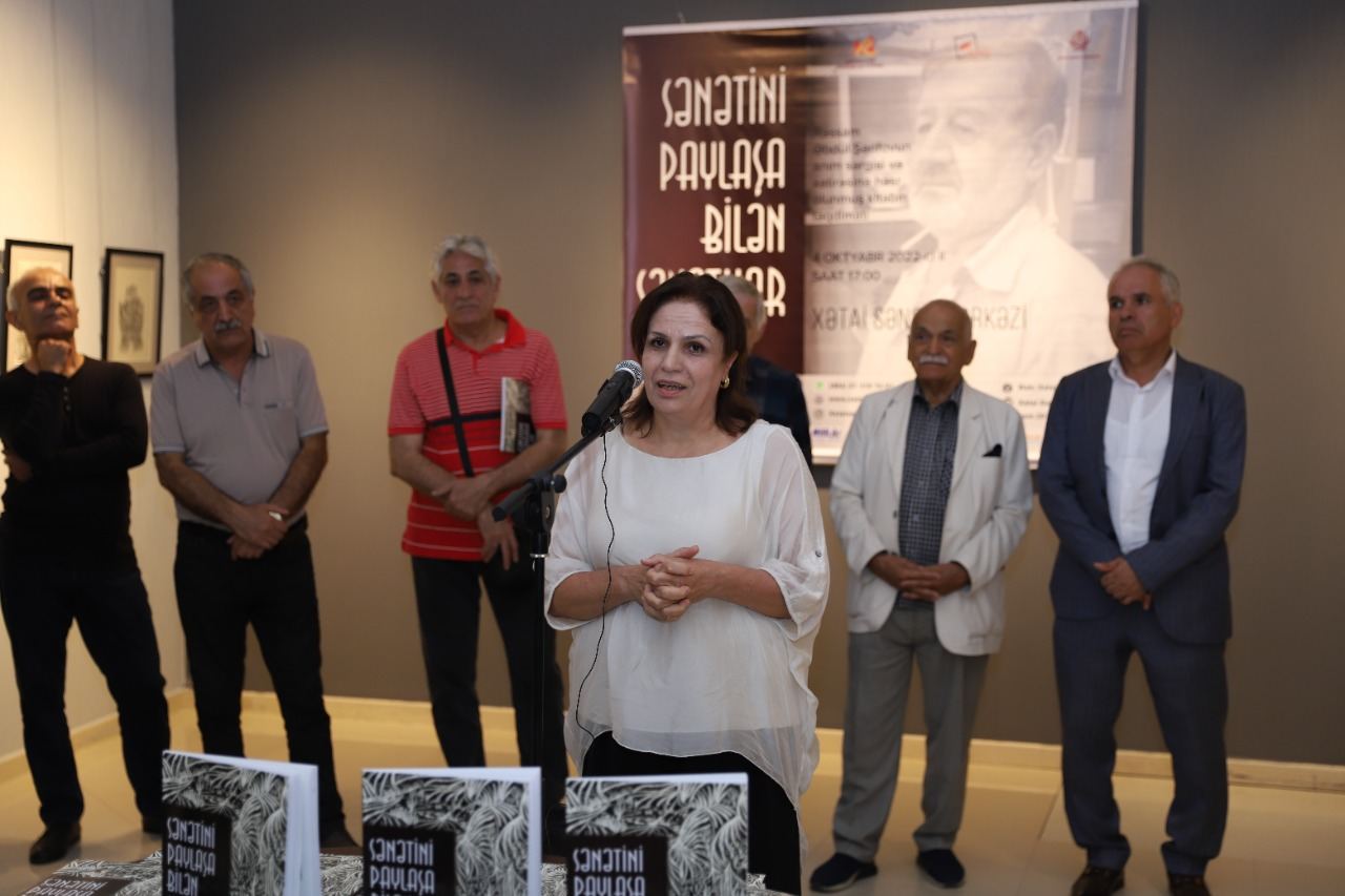 Rəssam-pedaqoq Əbdül Şərifovun anım sərgisi və xatirə kitabının təqdimatı baş tutdu (FOTO)