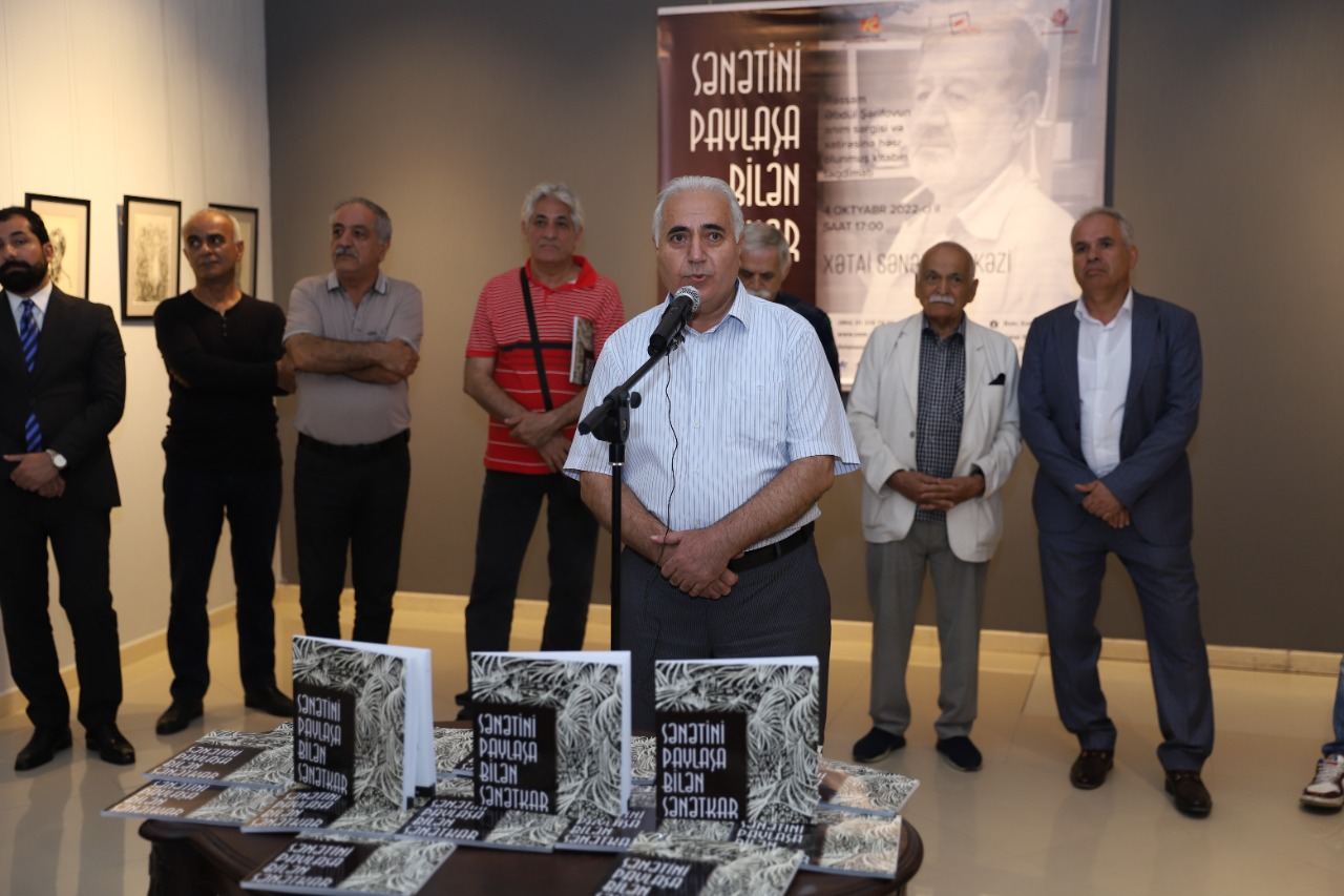 Rəssam-pedaqoq Əbdül Şərifovun anım sərgisi və xatirə kitabının təqdimatı baş tutdu (FOTO)