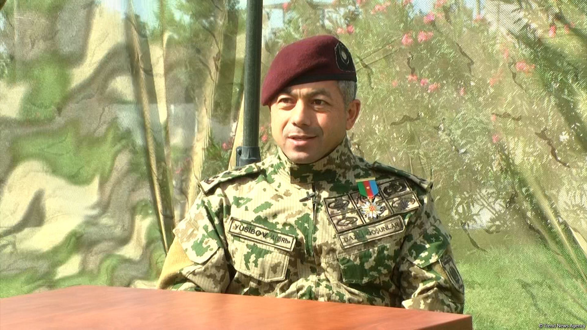 Müzəffər Ali Baş Komandanın Qalib ordusu olmaq bizim üçün qürurdur - DQ hərbi hissə komandiri (FOTO/VİDEO)