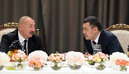 Qırğızıstan Prezidenti Sadır Japarovun adından Azərbaycan Prezidenti İlham Əliyevin şərəfinə rəsmi qəbul təşkil edilib (FOTO/VİDEO) (YENİLƏNİB)