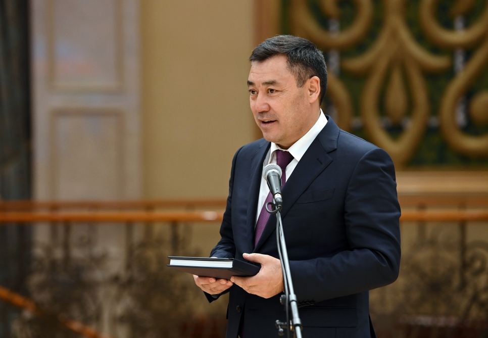 Qırğızıstan Prezidenti Sadır Japarovun adından Azərbaycan Prezidenti İlham Əliyevin şərəfinə rəsmi qəbul təşkil edilib (FOTO/VİDEO) (YENİLƏNİB)