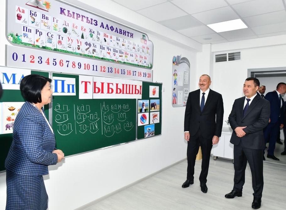 Prezident İlham Əliyev Bişkekdə Nizami Gəncəvi adına məktəbin açılış mərasimində iştirak edib (FOTO/VİDEO) (YENİLƏNİB)
