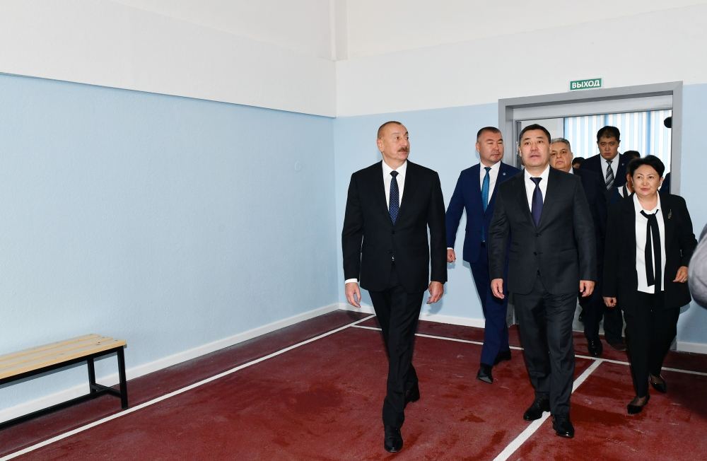 Prezident İlham Əliyev Bişkekdə Nizami Gəncəvi adına məktəbin açılış mərasimində iştirak edib (FOTO/VİDEO) (YENİLƏNİB)