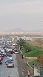 Kür-Bakı su xəttində qəza baş verdi, magistral yolu su basdı (FOTO/VİDEO)