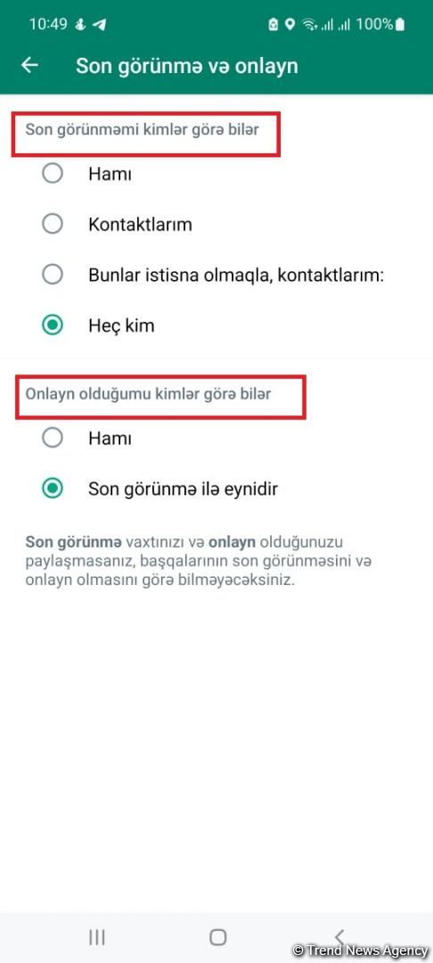 “WhatsApp”da yeni funksiyalar: Son görülməni gizlətmək qaydası dəyişdi (FOTO)