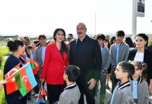 Prezident İlham Əliyev və Birinci xanım Mehriban Əliyeva Zəngilanın Ağalı kəndində sakinlərlə görüşüblər (YENİLƏNİB) (FOTO/VİDEO)