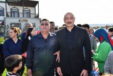 Prezident İlham Əliyev və Birinci xanım Mehriban Əliyeva Zəngilanın Ağalı kəndində sakinlərlə görüşüblər (YENİLƏNİB) (FOTO/VİDEO)