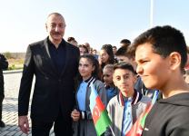 Prezident İlham Əliyev və Birinci xanım Mehriban Əliyeva Zəngilanın Ağalı kəndində sakinlərlə görüşüblər (YENİLƏNİB) (FOTO/VİDEO)