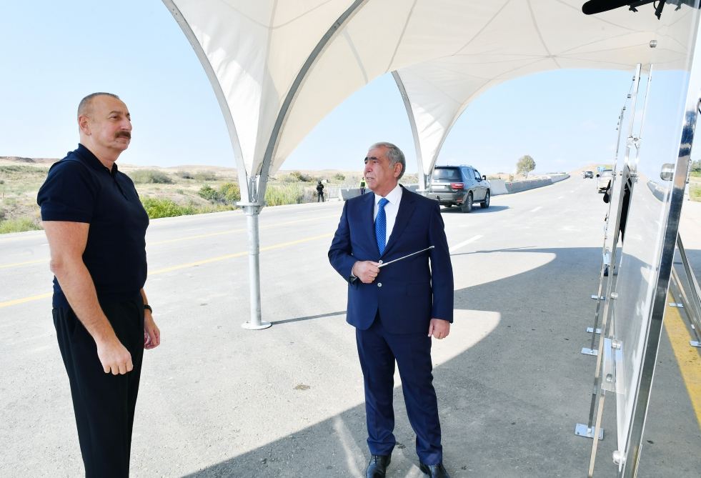 Prezident İlham Əliyev və Birinci xanım Mehriban Əliyeva Cəbrayıl və Qubadlı rayonlarına səfər ediblər (FOTO)