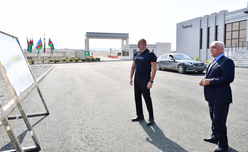 Prezident İlham Əliyev və Birinci xanım Mehriban Əliyeva Cəbrayıl və Qubadlı rayonlarına səfər ediblər (FOTO)
