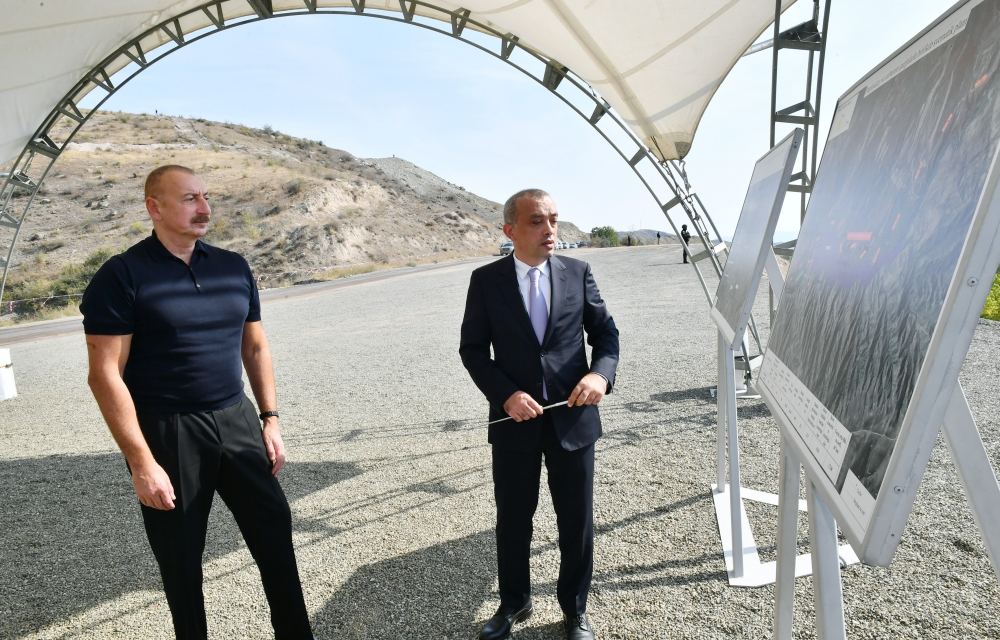 Prezident İlham Əliyev və Birinci xanım Mehriban Əliyeva Cəbrayıl və Qubadlı rayonlarına səfər ediblər (FOTO)