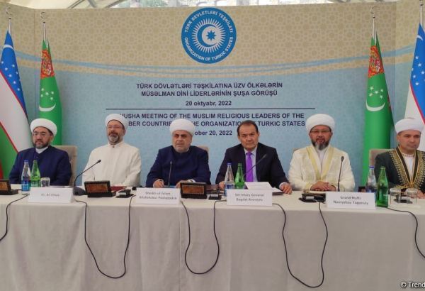 Türk Dövlətləri Təşkilatının müsəlman dini liderləri Şuşadadırlar (FOTO)
