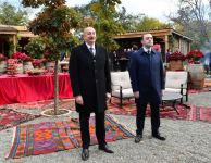 Prezident İlham Əliyev və Gürcüstanın Baş naziri İrakli Qaribaşvili Muxrani sarayında mədəni proqramda iştirak ediblər (FOTO/VİDEO) (YENİLƏNİB)