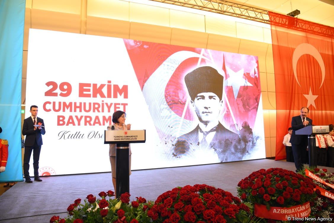 Türkiyənin Respublika Günü münasibətilə Bakıda rəsmi qəbul təşkil edilib (FOTO/VİDEO)