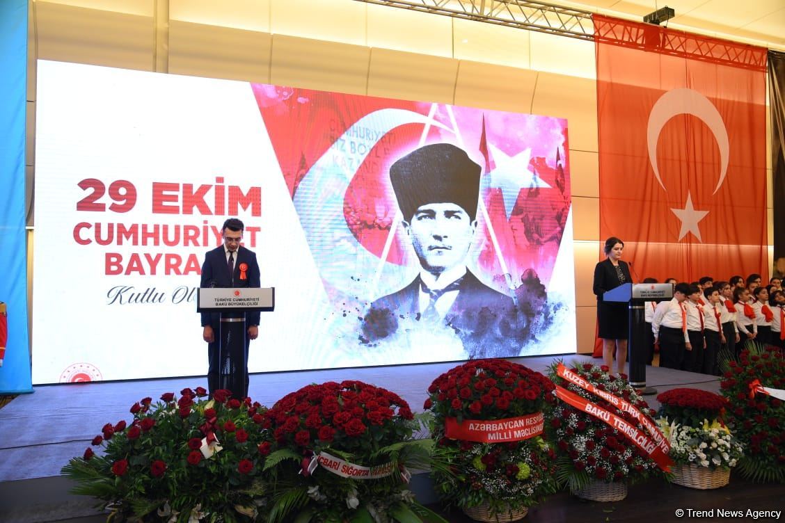 Türkiyənin Respublika Günü münasibətilə Bakıda rəsmi qəbul təşkil edilib (FOTO/VİDEO)