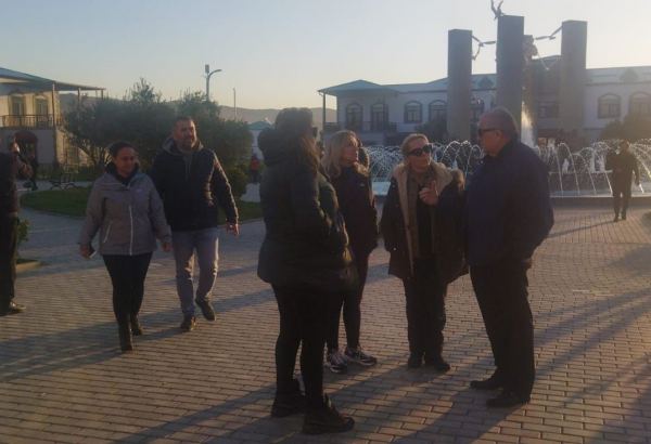 Türkiyəli səyyahlar Zəngilan rayonunun Ağalı kəndində olublar (FOTO)