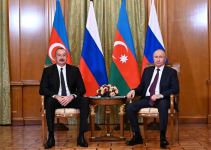Soçidə Prezident İlham Əliyev ilə Prezident Vladimir Putin arasında ikitərəfli görüş keçirilib (FOTO/VİDEO) (YENİLƏNİB)