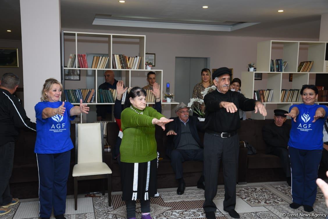 Ahıllara sosial xidmət müəssisəsində “Gimnastika hamı üçün” tədbiri keçirilib  (FOTO)