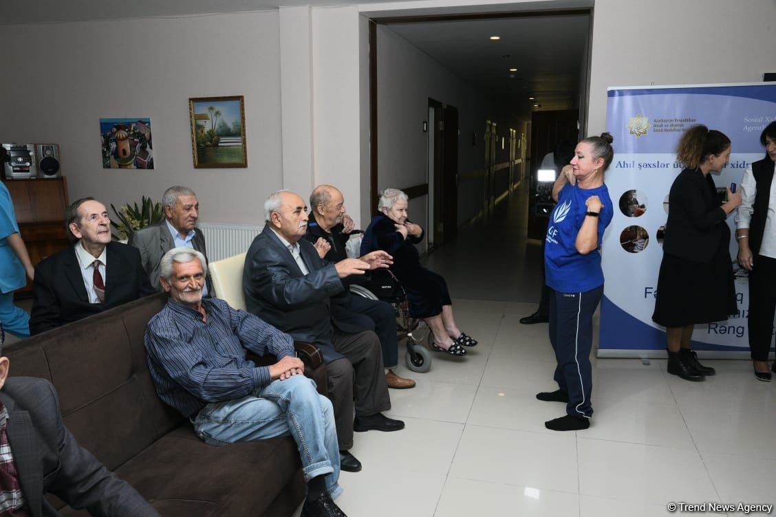 Ahıllara sosial xidmət müəssisəsində “Gimnastika hamı üçün” tədbiri keçirilib  (FOTO)