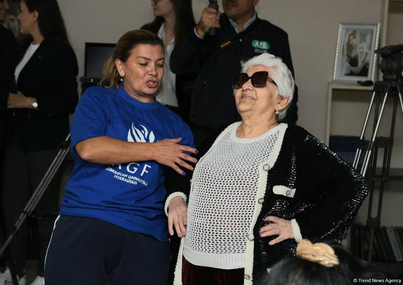 Ahıllara sosial xidmət müəssisəsində “Gimnastika hamı üçün” tədbiri keçirilib  (FOTO)